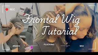 FRONTAL WIG TUTORIAL [upl. by Nye]