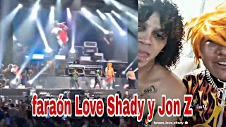 Faraón Love Shady y Jon Z cantando juntos Panocha Remix en All Music Fest [upl. by Maxie]