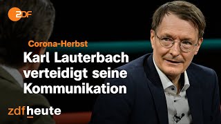 Gesundheitsminister Lauterbach Kommunikatives Desaster  Markus Lanz vom 01 September 2022 [upl. by Etnauj]