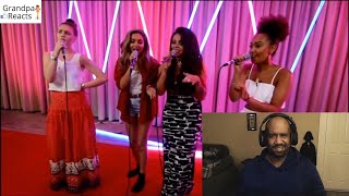 LITTLE MIX REACTION TO  Little Mix  Boy Acapella Live [upl. by Namruht]