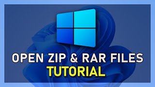 How to Open ZIP amp RAR Files on Windows 10 [upl. by Silevi]