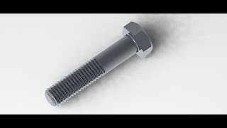 SolidWorks Tutorial Modeling a Hex Bolt M10 X15 mm  StepbyStep Guide [upl. by Ained]