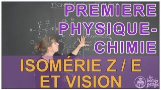 Isomérie ZE et vision  PhysiqueChimie  1ère S  Les Bons Profs [upl. by Terej]