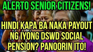 ✅ALERTO FILIPINO SENIORS DSWD SOCIAL PENSION PAYOUT STATUS FOR 2024 FIRST SEMESTER [upl. by Rouvin]