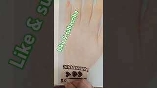 Trending simple mehndi designs  Sony name se tattoo mehandi design short video viral songs karwa [upl. by Dleifrag202]