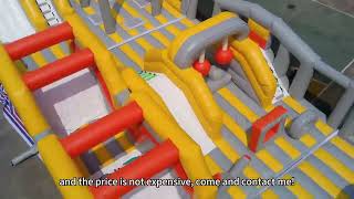 Inflatable obstacle course [upl. by Atnahc685]