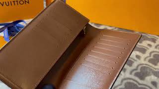 Louis Vuitton Long Wallet Unboxing [upl. by Aicilet453]