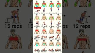 short upper body🔥🔥✅✅workout at home for males fitness shorts exercise workoutathome beginners [upl. by Wennerholn]