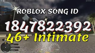 46 Intimate Roblox Song IDsCodes [upl. by Safier]