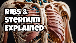 Ribs and Sternum  Pectoral girdle  Skeletal System [upl. by Euqina]