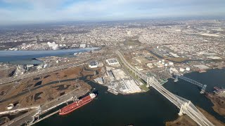 Newark New Jersey  Takeoff from Newark Liberty International Airport [upl. by Gilburt]