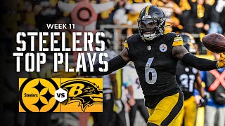 Steelers Top Plays in 1816 Win over Ravens  Pittsburgh Steelers [upl. by Norrag]