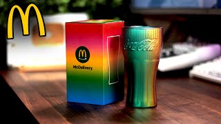 Das NEUE McDonalds Regenbogen Glas 2022 🌈 [upl. by Anoy]