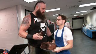 Braun Strowman destroys catering On this day in 2018 [upl. by Oigaib]