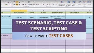 04 How to write Test ScenariosTest Cases and Test case scripting  with example [upl. by Emersen]