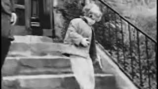 March 5 1961  Caroline Kennedy leaves the Georgetown home of her aunt Jean Kennedy Smith [upl. by Tricia]