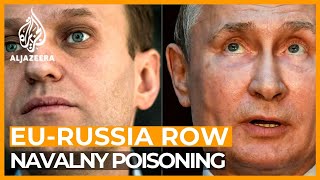 EU to sanction Russian officials over Navalny poisoning Report [upl. by Derina767]