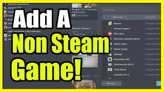 How to add a Non Steam Game to Library Easy Tutorial [upl. by Alisia149]