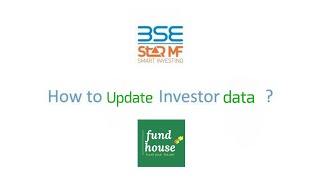 Bse Star MF  Updation of Client data [upl. by Flosser]