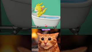 Genius yellow dino🤣🤣 ll vidcat99 vidcatworld trending trollface shorts [upl. by Iat]