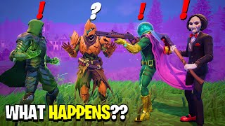 What Happens if ALL 4 Bosses Meet in Fortnite Season 4 Chapter 5 Dr Doom Mysterio Billy Carver [upl. by Enala]