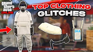 GTA 5 TOP CLOTHING GLITCHES AFTER PATCH 168 Gun Belt IAA Badge Duffel Bag amp More  GTA ONLINE [upl. by Pinter]