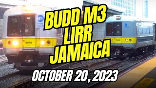 LIRR Budd M3s  Jamaica Long Island Rail Road  Oct 20 2023 [upl. by Rekab]