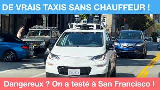 DANGEREUX  On a testé un vrai TAXI SANS CHAUFFEUR à San Francisco [upl. by Enelaehs216]