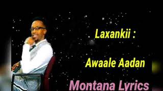 Cawaale aadan hees cusub 2018 Nassab LYRICS [upl. by Sorac]