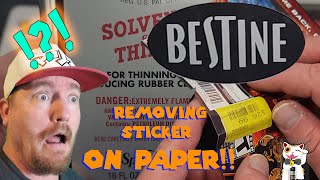 Game Store Secrets Getting Stickers off Paper NO RESIDUE  Calico Games 2024 [upl. by Yrtnej]