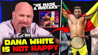 Dana White REACTS To Francis Ngannou DESTROYING Renan Ferreira amp Becoming PFL CHAMPION Tom Aspinall [upl. by Lebanna]