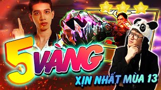 5 VÀNG 3 SAO ĐẠI CHIẾN  HỆ TỘC NGHẸO MÙA 13  BEE Ghiền tft dtcl dautruongchanly [upl. by Hannasus]