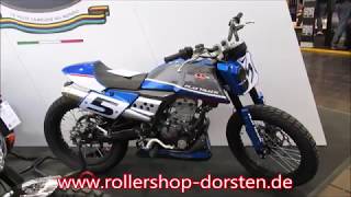 F B Mondial Flat Track125i quotPROTOTYPEquot Motorradmesse Dortmund [upl. by Feld]