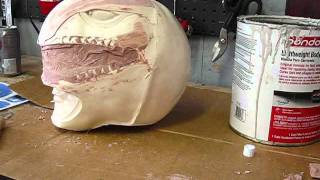 How to sculpt wit bondo PT 1 Blue ranger [upl. by Curran554]