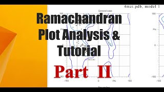 Ramachandran Plot Analysis amp Tutorial PART 2 [upl. by Kassia]