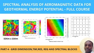 Part 4 Spectral Analysis of Aeromagnetic Data For Geothermal Energy Potential  Full Course [upl. by Selden118]