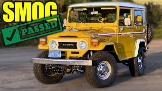 I PASSED California Smog Check In My 1978 FJ40  Tiger40 Project Part 16 [upl. by Sonya]