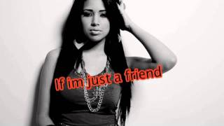 JASMINE VILLEGAS  JUST A FRIEND LYRICS [upl. by Dolorita996]