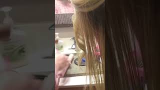 How to CURL your HEAT SAFE SYNTHETIC WIG 😲 SO EASY 😲 with the Lange Le Duo Airflow Styler [upl. by Wehtta]