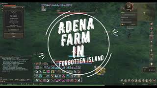 Lineage 2 Classic Adena Farming With Auto Hunt In Forgotten Island [upl. by Zaneski]