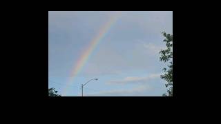 Rainbow 🌈 driving busystreet sunnyday [upl. by Avon]