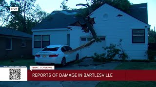 Bartlesville overnight storm damage [upl. by Earesed]