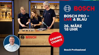 Bosch PRO – Live amp Blau AkkuMulticutter GOP 18V34 und Zubehör Problemlöser in jeder Situation [upl. by Mozes528]