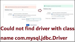 Fix Could not find driver with class name commysqljdbcDriver During Jira and MYSQL Set Up [upl. by Airamalegna]