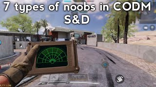 7 types of noobs in CODM search and destroy [upl. by Ocsirf]