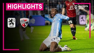 TSV 1860 München  FC Ingolstadt 04  Highlights 3 Liga  MAGENTA SPORT [upl. by Wendell]