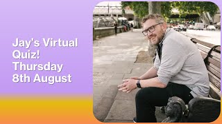 Virtual Pub Quiz Live Thursday 8th August [upl. by Siekram]