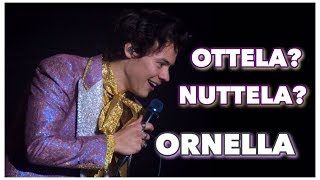 HARRY STYLES HILARIOUS ORNELLA MOMENT amp SPEAKING ITALIAN [upl. by Ettennad]