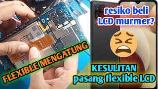 How to install Samsung A12 LCD  flexible installation difficulties 😥 [upl. by Laurita]