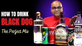 How To Drink Black Dog Whisky  Hindi  Cocktails India  Dada Bartender  Black Dog Whisky [upl. by Darcee]